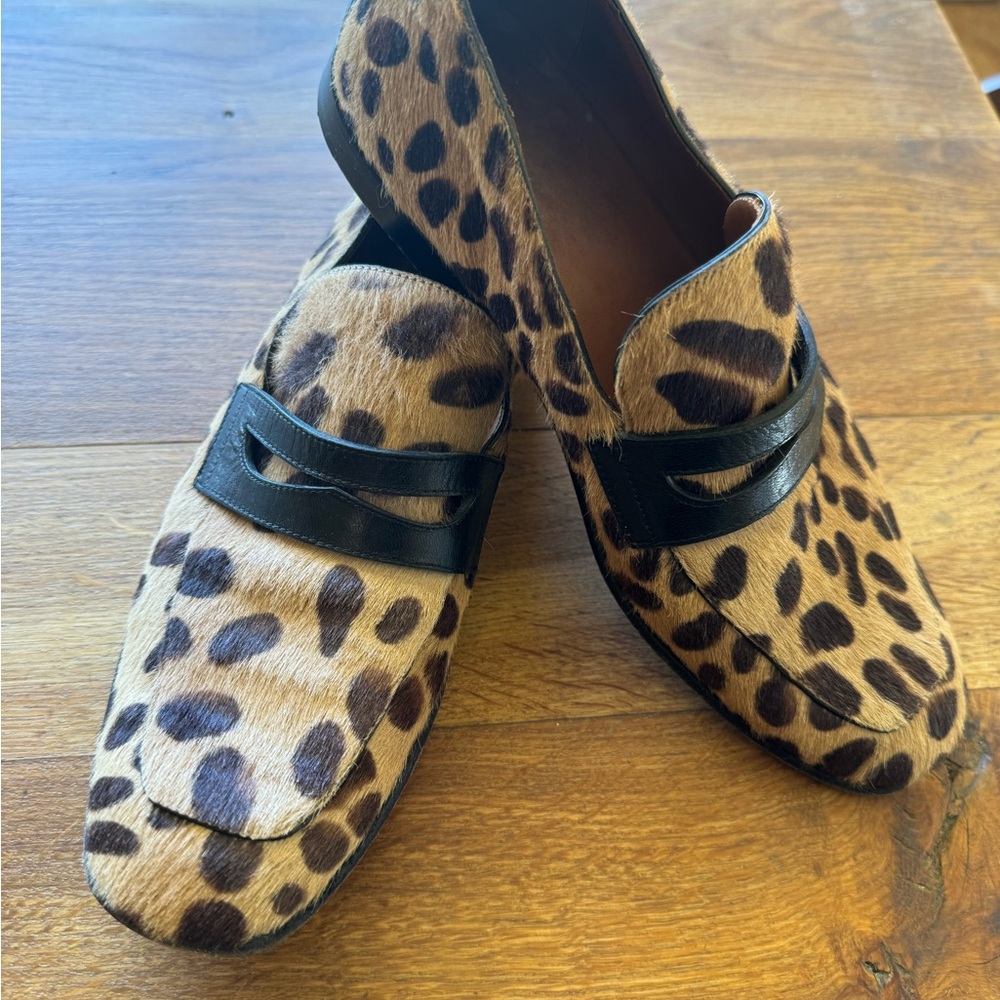 CELINE  VINTAGE Pony Hair Loafers. The most classic & timeless
